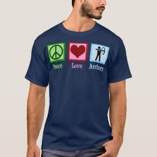 T-shirt Tir à l'arc Peace Love