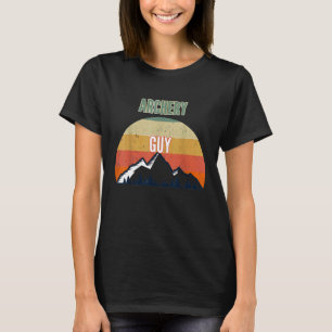 T-shirt Tir À L'Arc Pour Hommes Gars À L'Arc