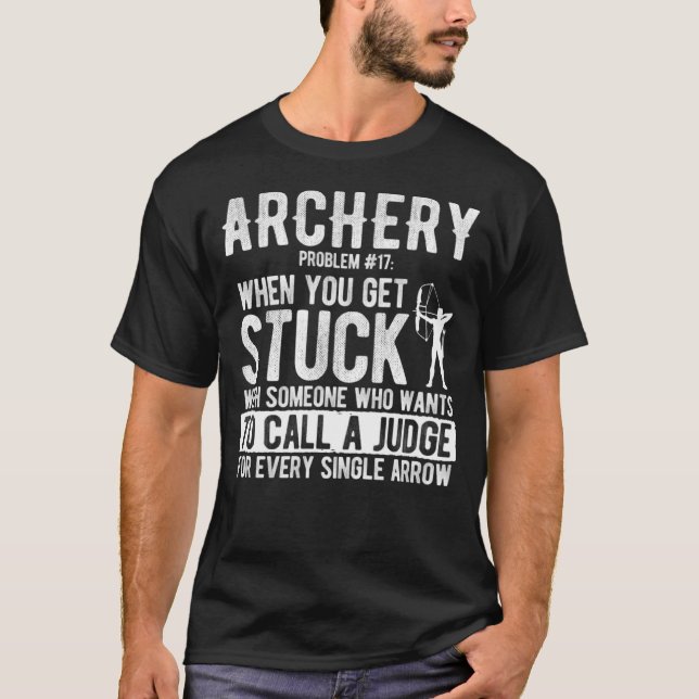 T-shirt Tir À L'Arc Pour Un Archer (Devant)