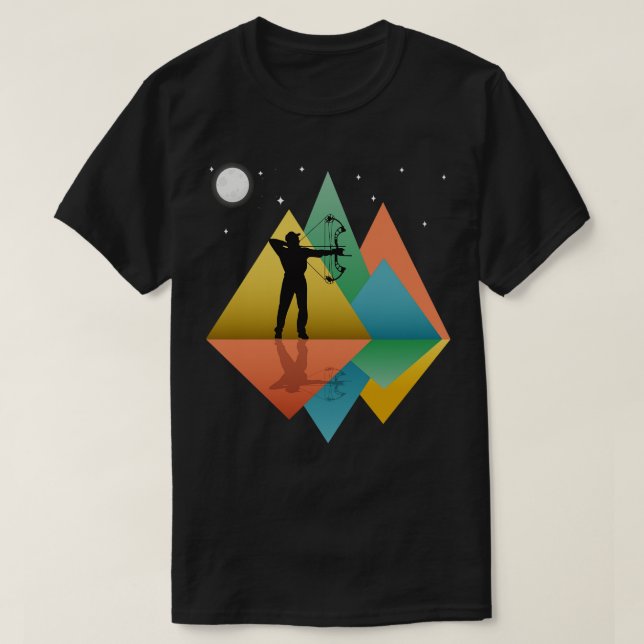 T-shirt Tir à l'arc Retro (Design devant)