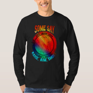 T-shirt Tir à l'arc Rire Vie Amour Visage