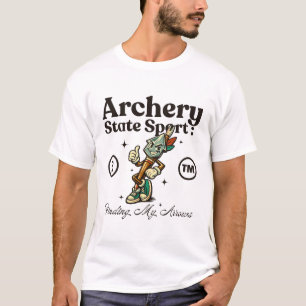 T-shirt Tir à l'arc sport d'état : trouver ma flèche