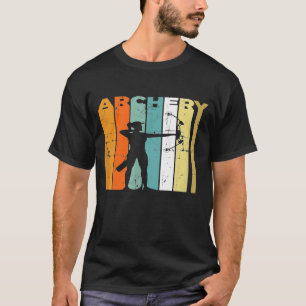 T-shirt Tir à l'arc Vintage de Retro Costume Archer Archer
