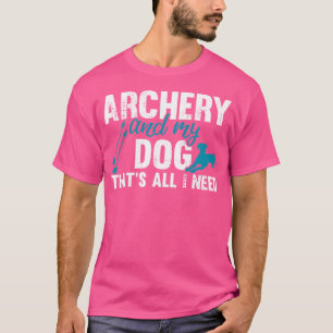 T-shirt Tir À L'Archer Et Bowman Avec Chien