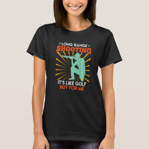 T-shirt Tir à longue distance comme le golf Sports Shooter