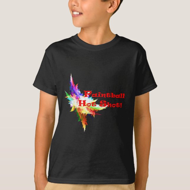 T-shirt Tir chaud de Paintball ! (Devant)