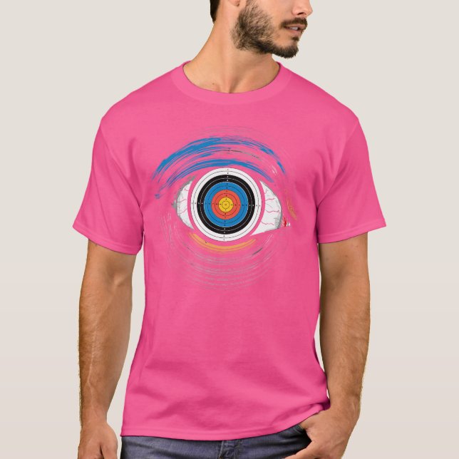 T-shirt Tir Cible À Oeil Archer Hobby Archer Bow Et Arche  (Devant)