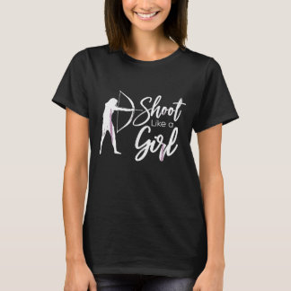 T-shirt Tir Comme Une Fille Tir À L'Archer Femme Archer Bo