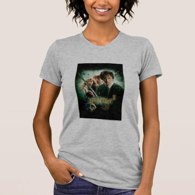 T-shirt Tir de groupe Harry Potter Ron Hermione Dobby (Devant)