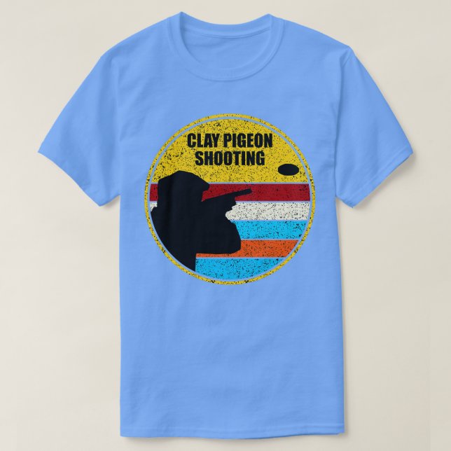 T-shirt Tir de Pigeon Argile (Design devant)