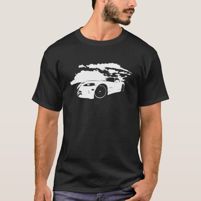 T-shirt Tir de roulement de vipère de Dodge (Devant)