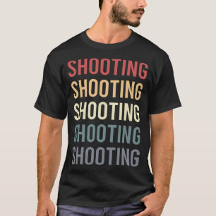 T-shirt Tir de texte rétro