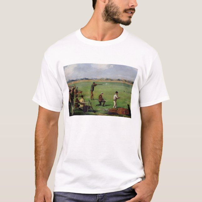 T-shirt Tir (huile sur le papier) (Devant)