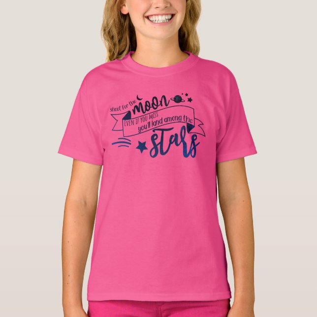T-shirt Tir pour la lune (Devant)