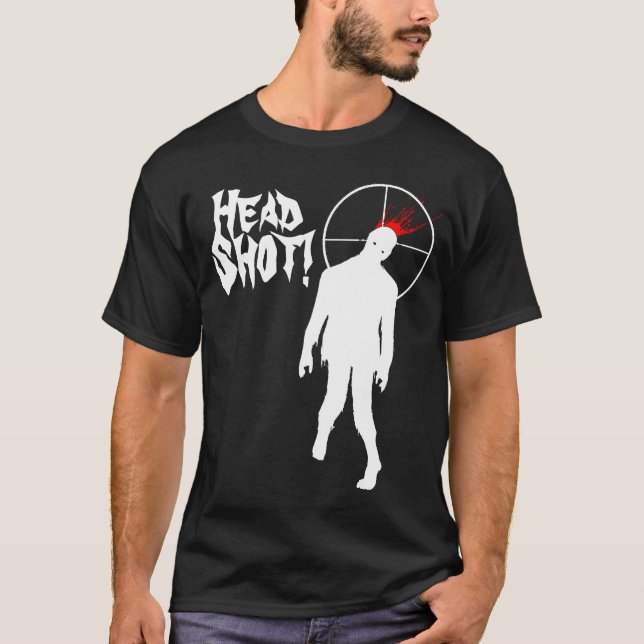 T-shirt Tir principal de zombi ! (Devant)
