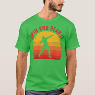 T-shirt Tir Putt Athlete Tirer Putter Spin et l'Ours Fun