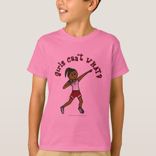 T-shirt Tir rouge foncé (Devant)