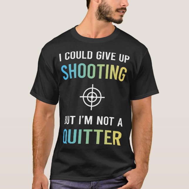 T-shirt Tir sans abandon (Devant)