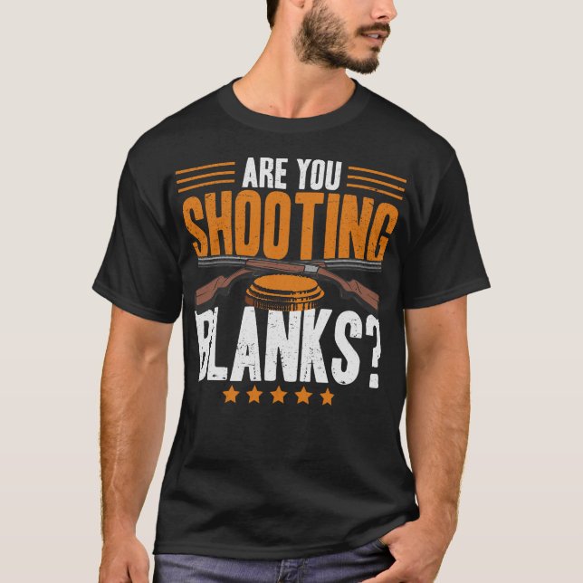T-shirt Tir sur plateaux Trap (18) (Devant)