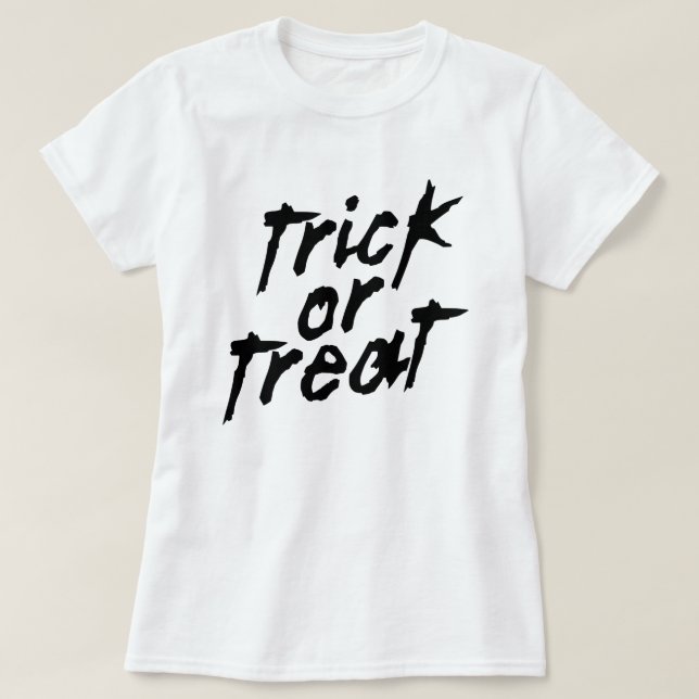 T-shirt Tirage ou traitement Halloween (Design devant)
