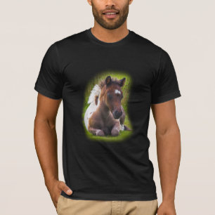 T-shirt Tirage unisex du mignon du poulain de l'année