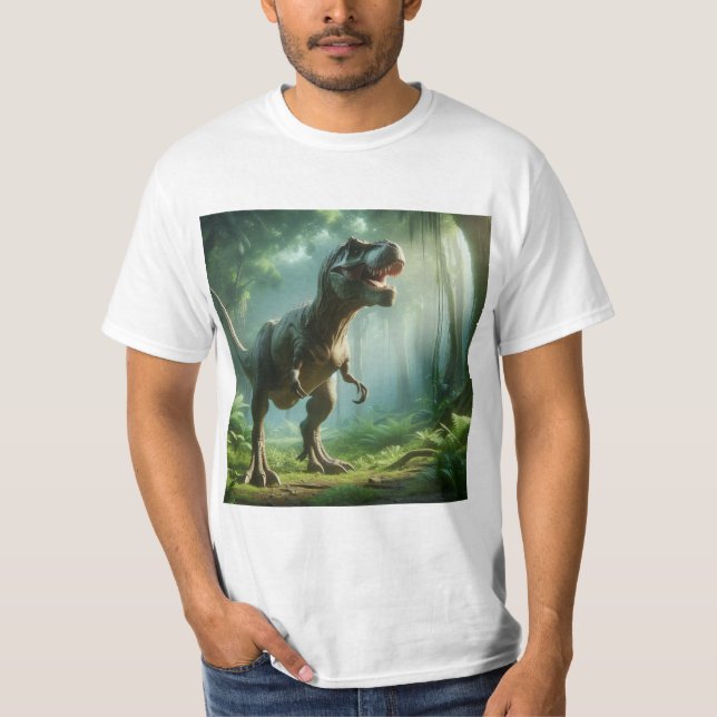 T-shirt Tiranosaurio Rex: El Rey de los Dinosaurios (Devant)
