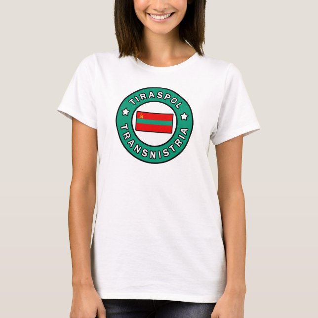 T-shirt Tiraspol Transnistrie (Devant)