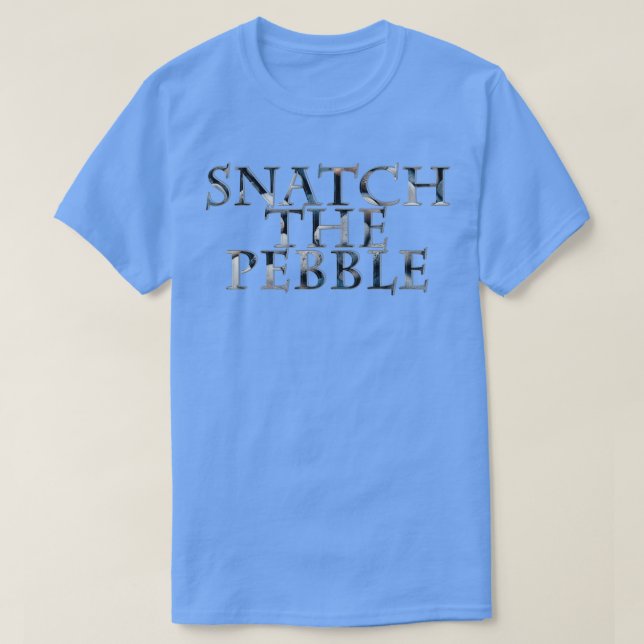 T-shirt Tirer le caillou (Design devant)