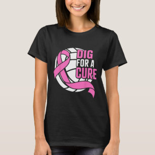 T-shirt Tirer Pour Un Volley-ball De Sensibilisation Au Ca