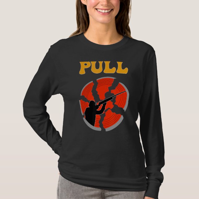 T-shirt Tirer sur l'argile à bout de piège (Devant)