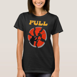 T-shirt Tirer sur l'argile à bout de piège