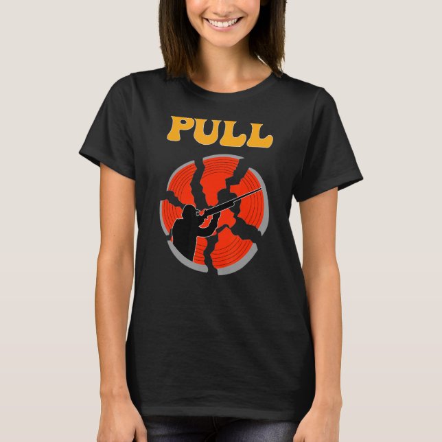 T-shirt Tirer sur l'argile à bout de piège (Devant)