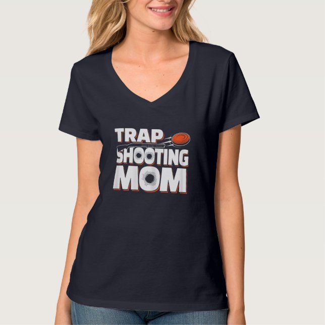 T-shirt Tirer sur une maman (Devant)