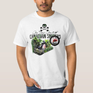 T-shirt Tireur isolé canadien d'armée - on a tiré une mise