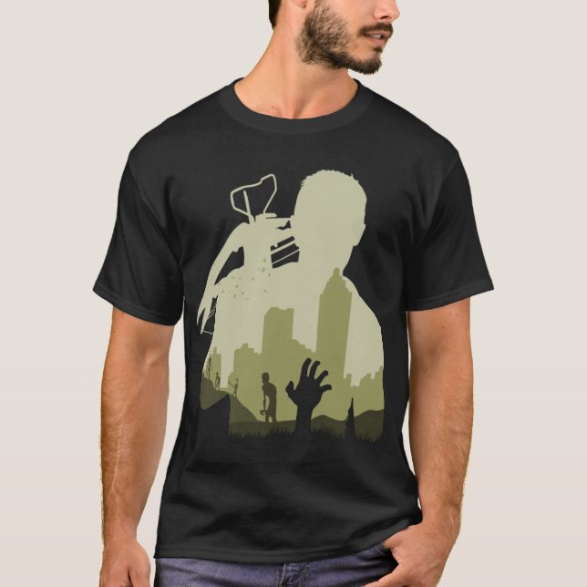 T-shirt Tireurs de Zombies amis amis (Devant)