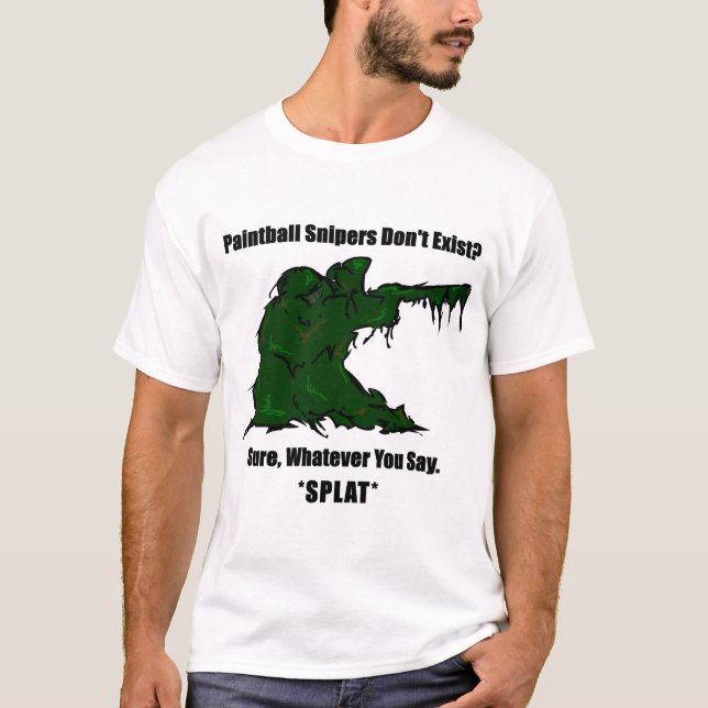 T-shirt Tireurs isolés de Paintball (Devant)