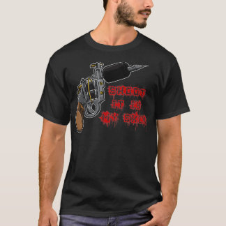 T-shirt Tirez-Le Dans Mon Artiste De Tatouage Machine De T