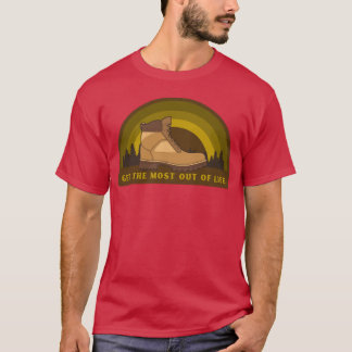 T-shirt Tirez le maximum de la vie cadeau de camping