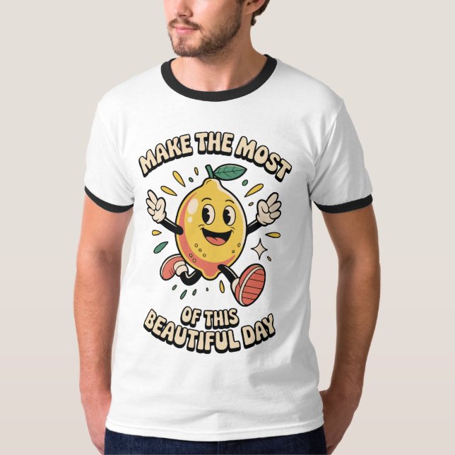 T-shirt Tirez le maximum – Lemon Power pour hommes (Devant)