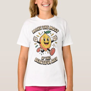 T-shirt Tirez le Meilleur Parti – Jour de Fun Lemon pour E