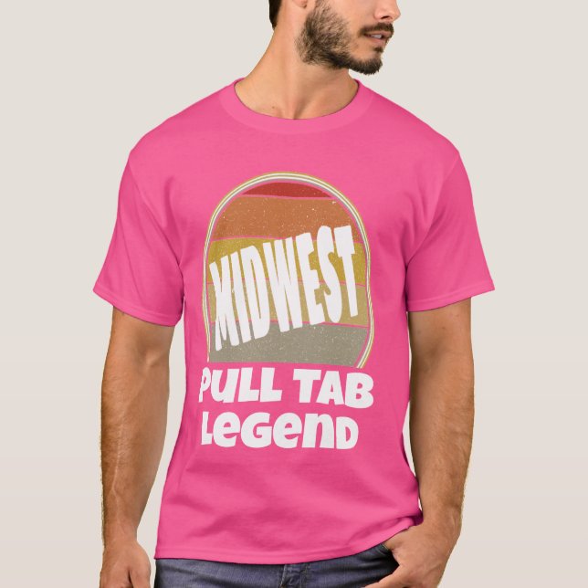 T-shirt Tirez L'Onglet Légende Fier D'Être Midwest Nice Dr (Devant)