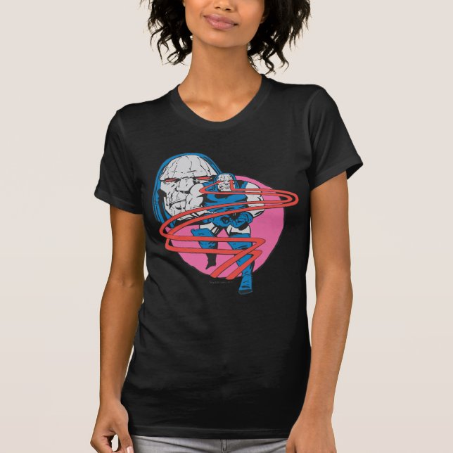 T-shirt Tirs Darkseid Poutres Omega (Devant)