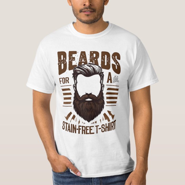 T-shirt Tirt blanc Stain Free (Devant)