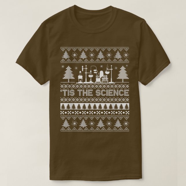 T-shirt Tis Science Christmas Scientist Funny Science (Design devant)
