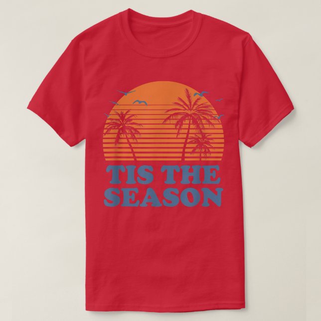 T-shirt Tis SEAson Voyage d'été Tropical Travel Beach V (Design devant)