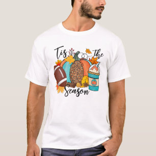 T-shirt 'Tis The Season - Automne, Football & Épices Citro