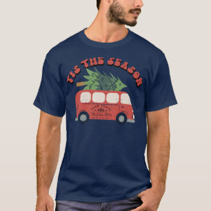 T-shirt Tis The Season Christmas Truck Farm Fresh Xmas Fam