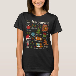 T-shirt Tis the Season Cozy Christmas Icons Holiday Shirt