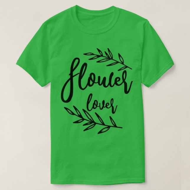 T-shirt TiShirt Flower (Design devant)
