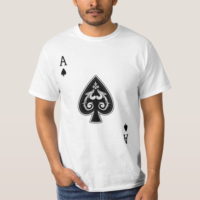 T-shirt Tisonnier d'as de pique drôle (Devant)